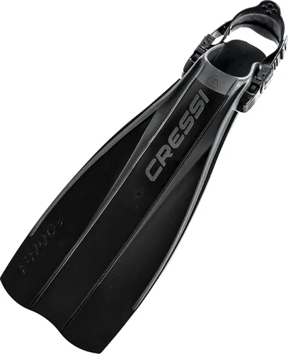 Vista 7 de Cressi Aletas de buceo de tacón abierto fuertes y resistentes Frog: Made in Italy desde 1946