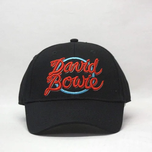 Vista 2 de David Bowie Flash 1978 World Tour Gorra de béisbol oficial ajustable, Gira mundial de 1978