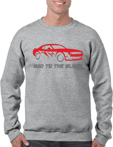 Vista 46 de Bad To The Block - Sudaderas con capucha y cuello redondo para hombre