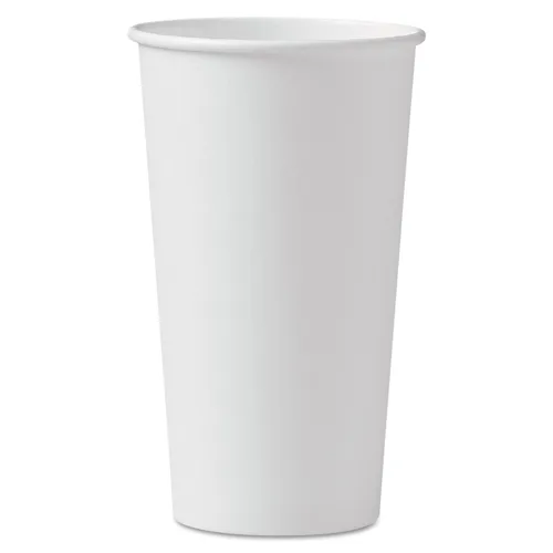 Vista 2 de SOLO Vaso térmico de papel, 12 oz., Blanco, 50 Vasos/Paquete (412WN-2050)