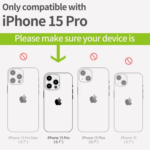 Vista 3 de Carveit Funda magnética de madera para iPhone 15 Pro, compatible con cargadores inalámbricos MagSafe, funda a prueba de golpes, carcasa hecha a mano