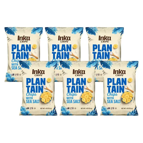 Vista 7 de Inka Crops Inka Chips- Chile Picante - Chips de plátano picante, 4 onzas (paquete de 6)