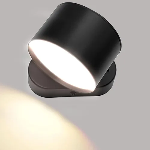 Vista 9 de Luz de Lectura de Cama LED para RV con Interruptor - Paquete de 2, Aplique de Pared para Tocador de 12V para RV con Rotación de 350°, Acabado