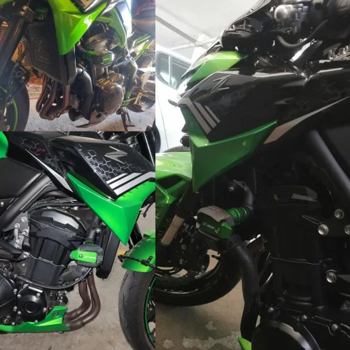 Vista 5 de Protector de protección contra caídas de motocicleta KAWASAKI Z650 Z900RS Z 650 900 2017-2022