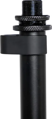Vista 11 de Shure by Gator - Soporte de micrófono de base redonda con embrague giratorio estándar de altura ajustable y base de 10 pulgadas; (SH-RBMICSTAND10)
