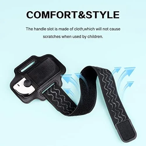 Vista 4 de GH Paquete de 4 correas ajustables para piernas para niños y adultos (tamaño grande), correa de pierna Joycon compatible con Nintendo Switch Sports