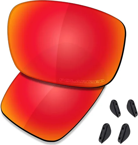Vista 8 de SAUCER Lentes y almohadillas de nariz de repuesto prémium para Oakley Drop Point OO9367 Protección UV400, antiarañazos, ajuste preciso polarizado