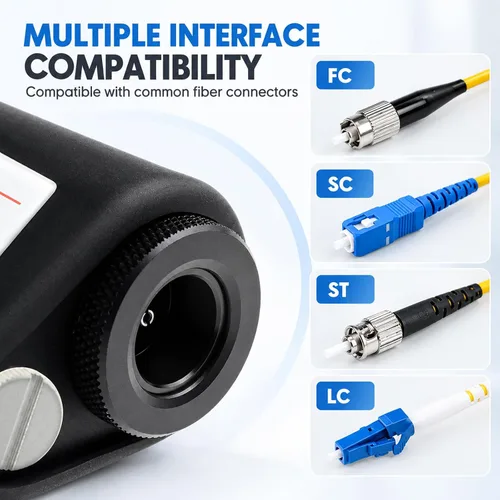 Vista 5 de 400x Herramienta de inspección de microscopio de fibra óptica de mano Microscopio portátil Herramientas de fibra óptica Microscopio de bolsillo