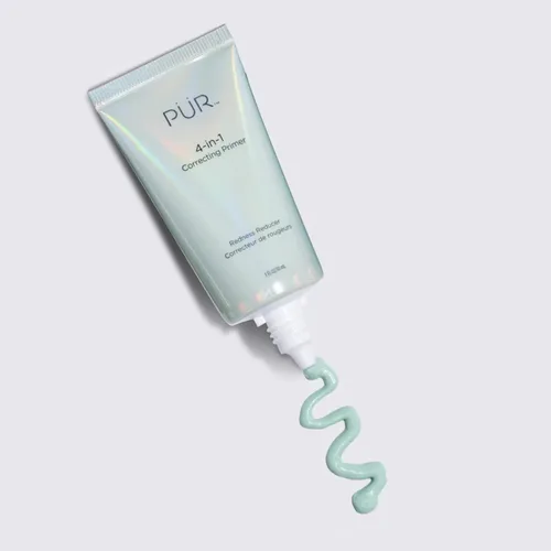 Vista 2 de PÜR MINERALS Base correctora 4 en 1, reductor de poros, base de maquillaje, reductor de enrojecimiento, sin crueldad, fórmula ligera, apta