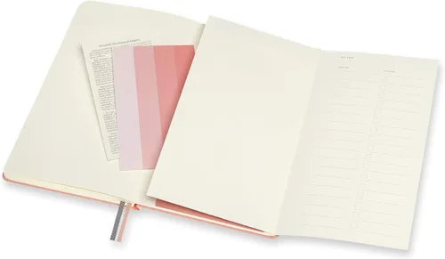 Vista 8 de Moleskine Art - Libro de registro de arte, tapa dura, grande (5 x 8.25 pulgadas), punteado, rosa coral, 160 páginas