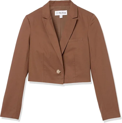 Vista 6 de The Drop Karina Blazer Corto Cuadrado para Mujer