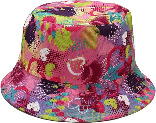 Vista 6 de Sombrero de pescador reversible de doble cara con estampado unisex Banana