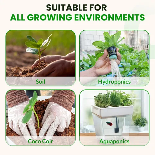 Vista 5 de Humboldts Secret pH para plantas Hidroponía y ajuste del pH del suelo Fórmula concentrada de hidróxido de potasio Aumenta los niveles