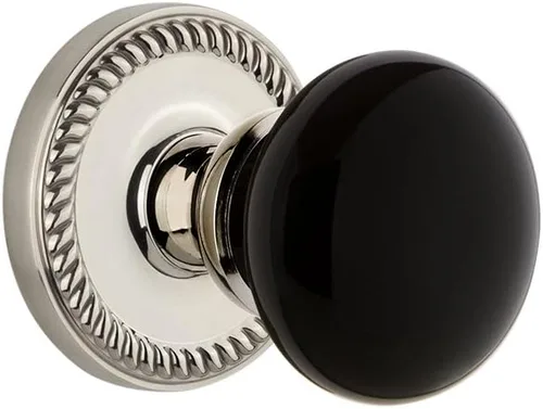 Vista 6 de Grandeur Hardware 853005 Newport Roseta con perilla Coventry, privacidad, tamaño del fondo: 2.375 pulgadas, peltre antiguo
