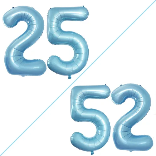 Vista 203 de Goer, conjunto de globos de papel aluminio para decoraciones de cumpleaños, globos de las letras de feliz cumpleaños y de números Oro