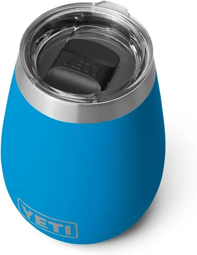 Vista 13 de YETI Rambler - Vaso de vino de 10 onzas, aislado al vacío, de acero inoxidable con tapa MagSlider, color azul marino