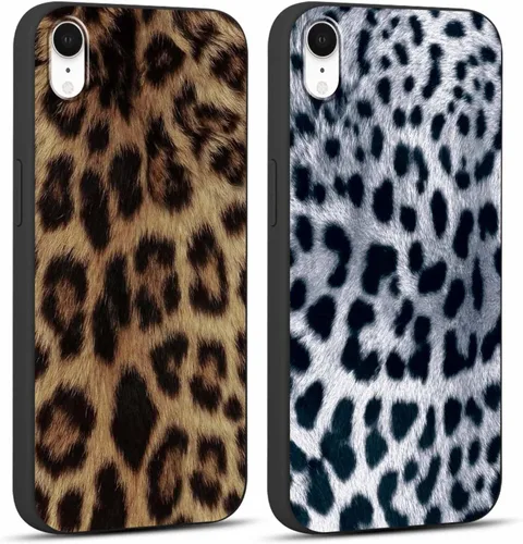 Vista 19 de Paquete de 2 fundas de teléfono con bonito estampado de guepardo para iPhone 7/8/SE 2020 / SE 2022 de 4.7 pulgadas, diseño de leopardo de lujo