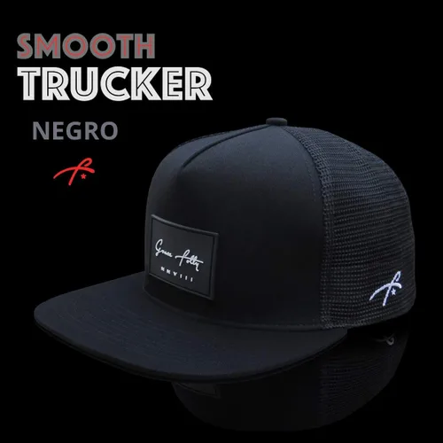 Vista 6 de Grace Folly - Gorra trucker unisex gorra de malla con cierre trasero Negro