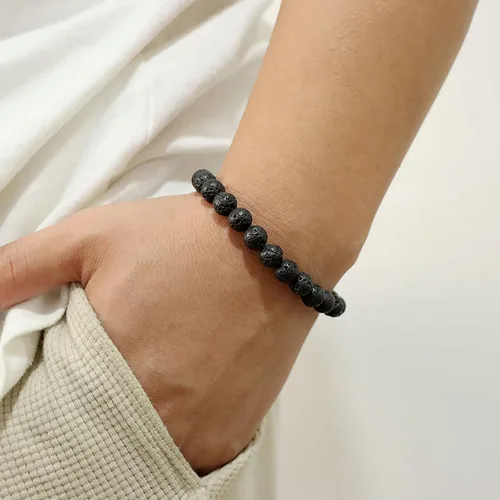 Vista 53 de Pulsera de cristal curativo para mujer de 0.315 in, pulsera de cuentas de cristal natural ajustable hecha a mano, joyería curativa, regalo