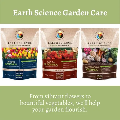 Vista 5 de Earth Science Fundición de lombrices de tierra, 3 libras, fertilizante para plantas de interior y exterior - Potenciador de suelo para huertos