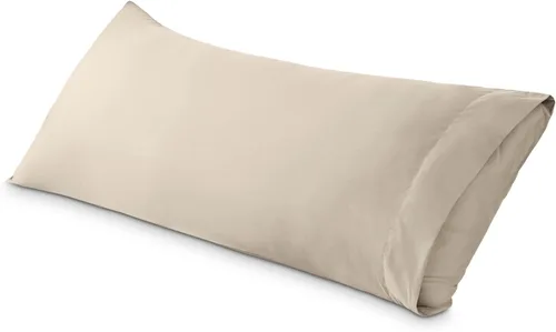 Vista 65 de Bare Home Juego de 2 fundas de almohada de microfibra de tamaño estándar, fundas de almohada refrescantes, doble cepillado, fácil cuidado, cierre