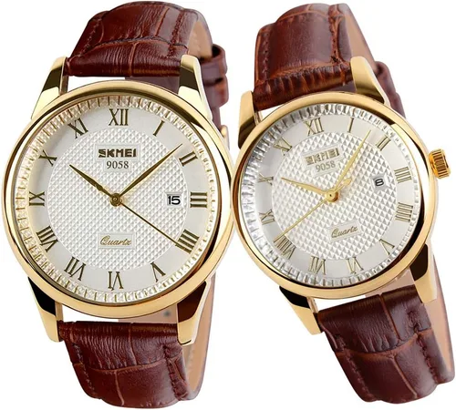 Vista 7 de SKMEI Reloj para hombre, vestido de negocios, clásico, de moda, casual, negro, cuarzo, analógico, impermeable, calendario, fecha, simple, relojes