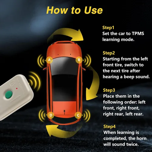 Vista 6 de Herramienta de sensor TPMS Herramienta de reaprendizaje TPMS compatible con Ford Lincoln TPMS Herramientas de capacitación de programación