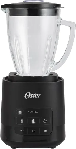 Vista 2 de Oster Vortex - Batidora de vidrio, cuchillas reversibles de acero, 800 W Negro