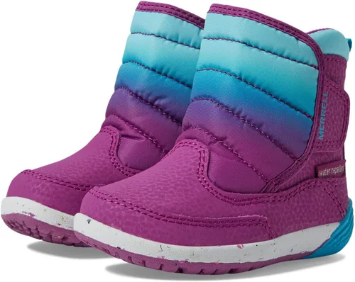 Vista 4 de Merrell Botas de nieve acolchadas unisex para niños Bare Steps