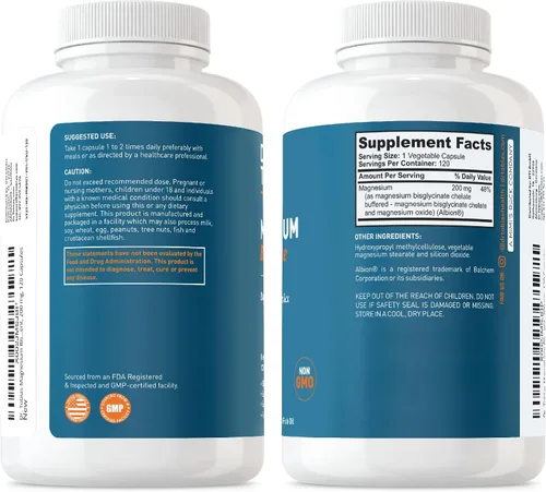 Vista 9 de Dr. Tobias Colon Everyday Health & Bisglicinato de magnesio - Comodidad digestiva y apoyo para la salud muscular y ósea, vegano, sin OMG