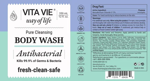 Vista 3 de Gel de baño antibacteriano, 12 onzas