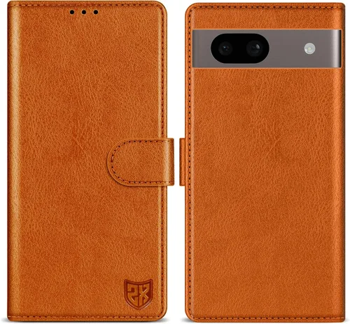 Vista 29 de ZZXX Funda tipo cartera para Google Pixel 8 con bloqueo RFID, ranura para tarjetas, función atril, cierre magnético, funda protectora de cuero