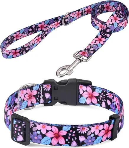 Vista 26 de Collar para Perros para Perros Pequeños y Gatos, Collar Suave y Cómodo para Mascotas para Perros Pequeños, Medianos y Grandes, Patrón Geométrico
