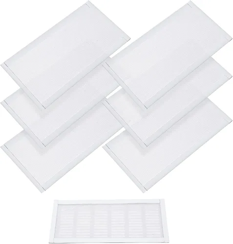 Vista 16 de Cubiertas de ventilación de piso rectangulares, cubierta de rejilla de ventilación de aire, cubierta magnética de malla de ventilación de PVC