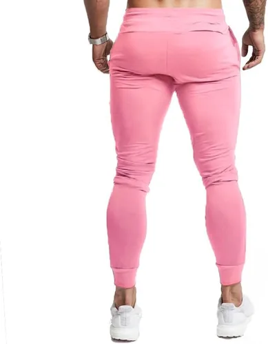 Vista 3 de EVERWORTH Pantalones deportivos para hombre, pantalones deportivos ajustados para hombre, pantalones cónicos para gimnasio, correr, entrenamiento