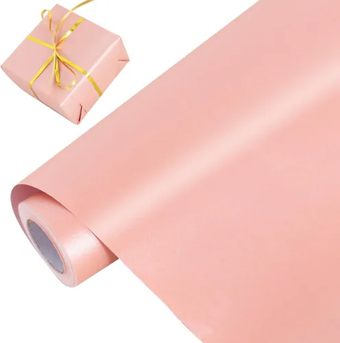 Vista 13 de BEISHIDA Papel de regalo verde oscuro, papel de regalo de color sólido con brillo perlado, papel de regalo mate, papel de embalaje para bodas