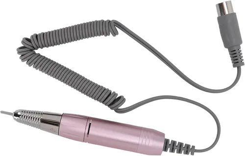 Vista 9 de Mango eléctrico para taladro de uñas, pieza de repuesto para taladro de uñas, ajustable de 0-3000 rpm, mango de máquina de metal, taladro de uñas