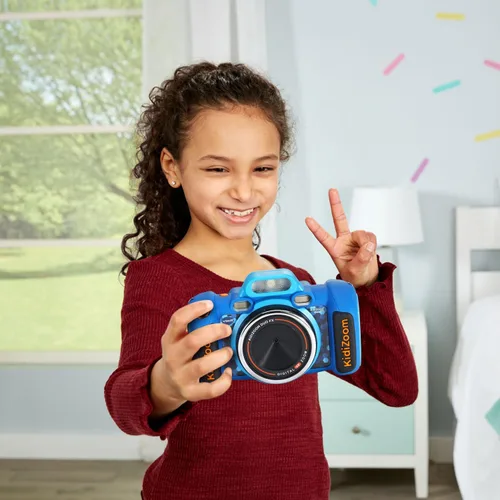 Vista 11 de Cámara VTech KidiZoom Duo FX para Niños, Cámaras Digitales Duales, Azul