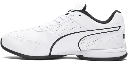 Vista 3 de PUMA Tazon Advance - Zapatos deportivos de cuero para hombre, color gris