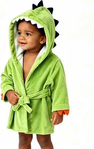 Vista 8 de Bata de baño para bebé y niño, bata con capucha para recién nacido, toalla suave ultra absorbente
