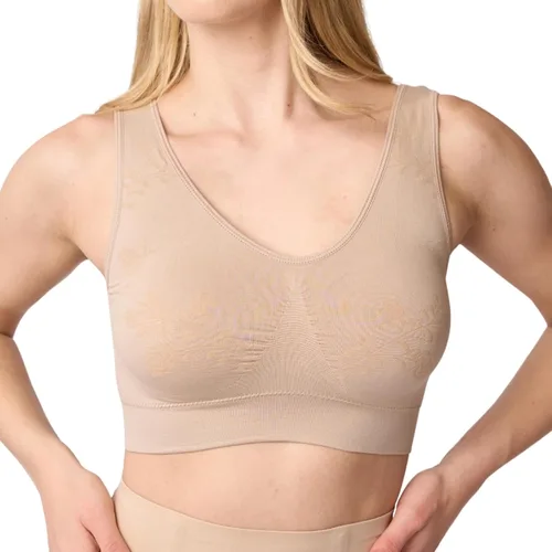 Vista 43 de Coobie Brasier sin costuras de cobertura completa para mujer con acolchado extraíble para mayor comodidad