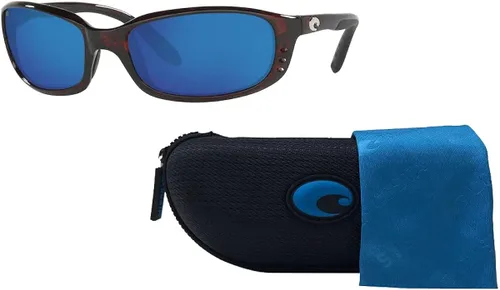 Vista 3 de Costa Brine 6S9017 Oval Sunglasses for Men + BUNDLE with Designer iWear Complimentary Eyewear Care Kit