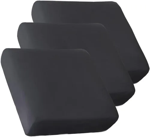 Vista 9 de HOOBUY Funda de cojín impermeable para sofá de 3 piezas, elástica, protector de muebles con elástico, adecuado para sofás de 3 plazas (3, beige)