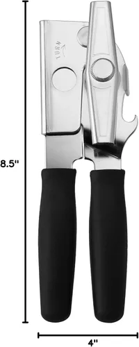 Vista 6 de Abrelatas Amco Swing-A-Way con grip cómodo, Abrelatas, Negro