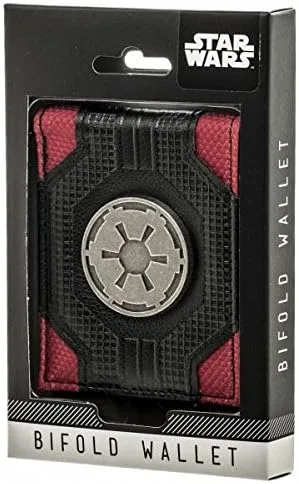 Vista 4 de Star Wars Imperial Empire Emblema Logo Mix Material Bi-fold Caja de regalo