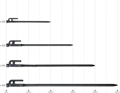 Vista 5 de Snowpeak Solid Stakes30 6 piezas R-103-1