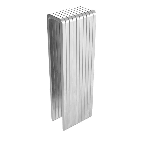 Vista 2 de Grip-Rite PrimeGuard Max - Grapas de corona estrecha calibre 18, acero inoxidable 304, grapas de estilo L para aplicaciones de madera a madera, 1/4