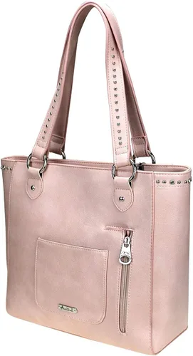 Vista 2 de Montana West Western - Bolso de mano con flecos cruzados