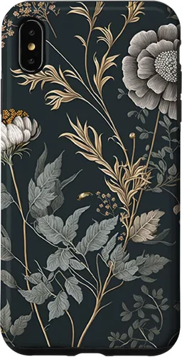 Vista 11 de iPhone 16 Cute Flowers Vintage Botánico Floral Ilustración Case