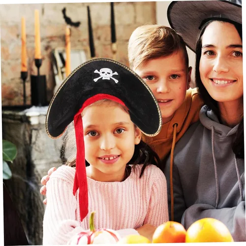 Vista 4 de balacoo 1 Set halloween party disfraces de halloween para niños DIY accessories pirate accessories kit caps halloween costumes pirate party favor